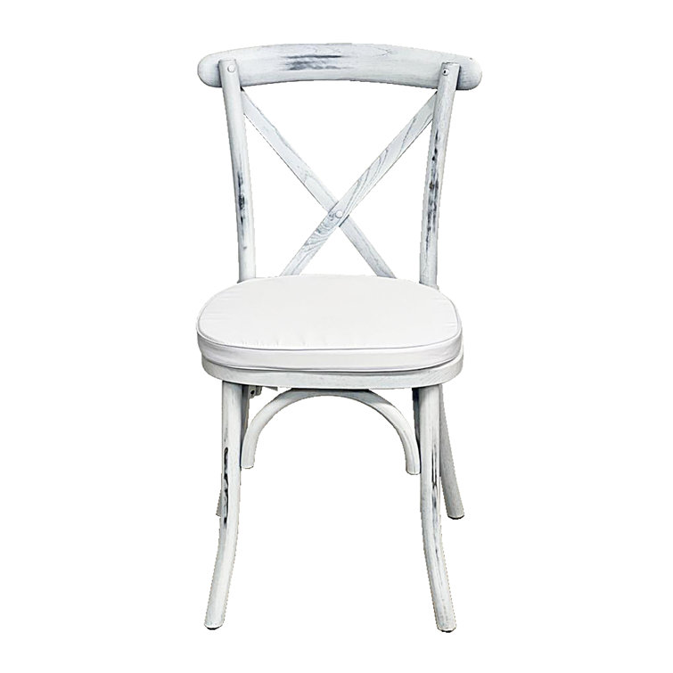 White x back chairs hot sale